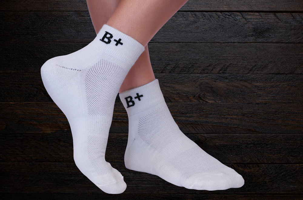 b+ bamboo socks medium length